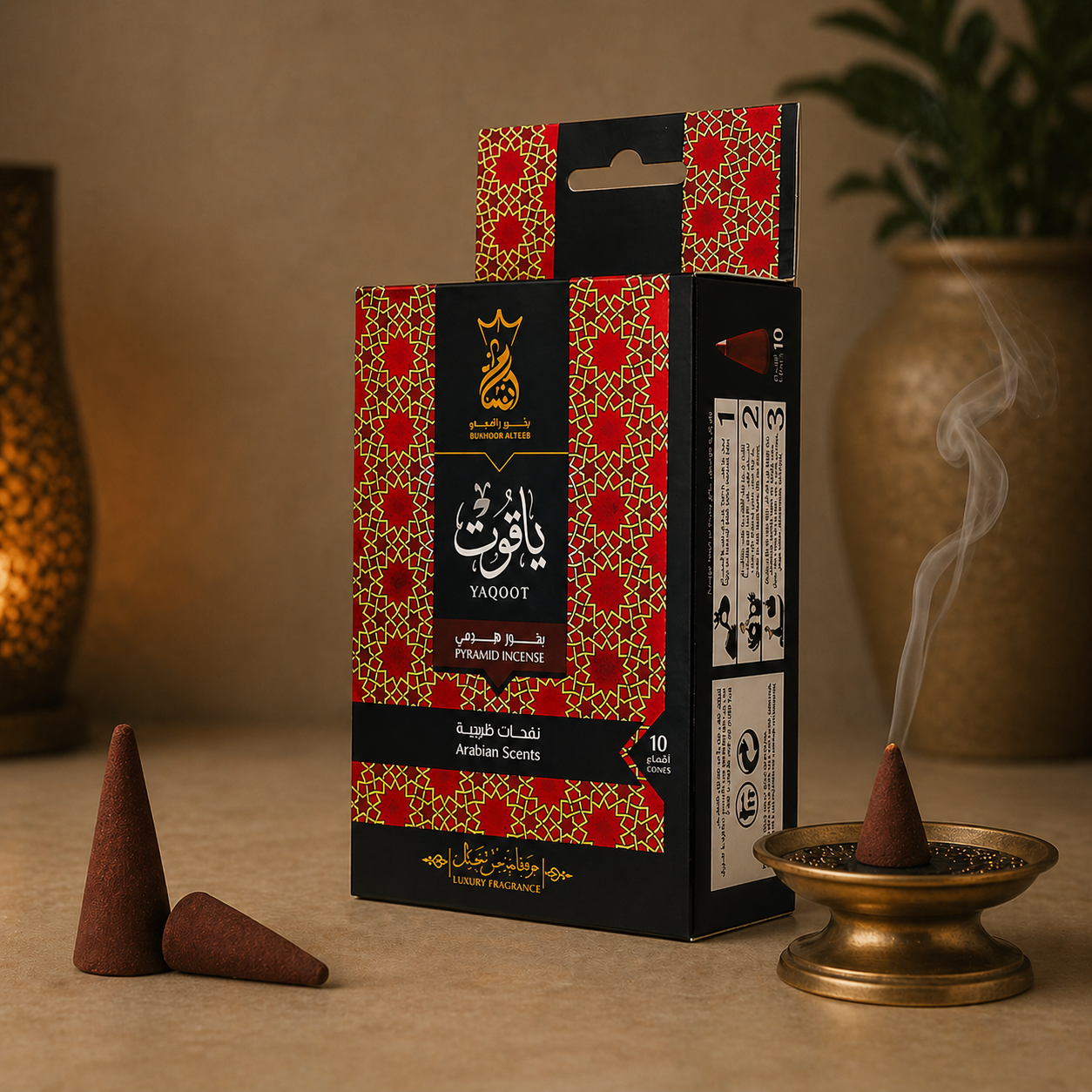 Yaqout Bokhour 10 Pcs ( Cones )